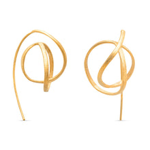 Load image into Gallery viewer, JOIDART-EMBOLIC- YG Medium Sculptural Asymmetrical Design Earrings