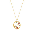 JOIDART-ALEGRIA- Golden Necklace with Murano Crystals