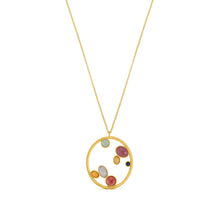 Load image into Gallery viewer, JOIDART-ALEGRIA- Golden Necklace with Murano Crystals