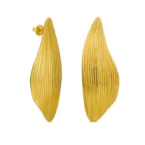 JOIDART-ONARIA- Large Golden Earrings