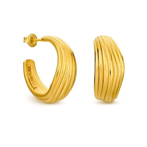 JOIDART-ONARIA- Golden Hoops Earrings