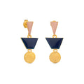 JOIDART-SOMNI-Pink and Blue Stud Earrings