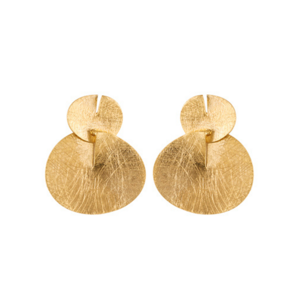 JOIDART-TAGLIO-YG Stud+dangling Circle Earrings