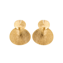 Load image into Gallery viewer, JOIDART-TAGLIO-YG Stud+dangling Circle Earrings
