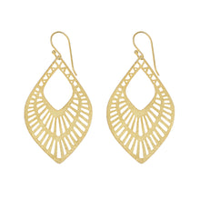 Load image into Gallery viewer, Yellow-Gold Dangling Bohemian Earrings