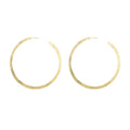 Yellow-Gold Large Hoop Earrings