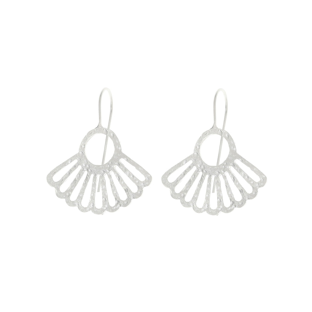 Silver Art Deco Earrings
