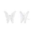 Silver Butterfly Stud Earrings