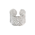 Silver Coral Open Ring