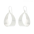 Silver Dangling Loop Earrings