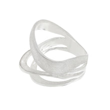 Load image into Gallery viewer, Silver Design Multi Rows Band Ring