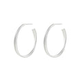 Silver Double Hoop Earrings