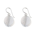 Silver Double Shell Earrings