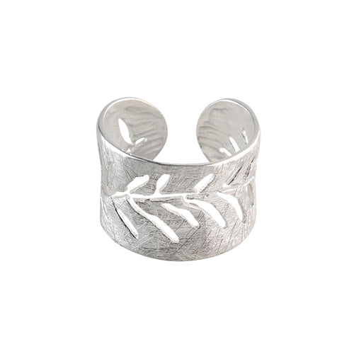 Silver Fern Open Ring