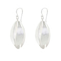 Silver Four Leaves Balloon Earrings