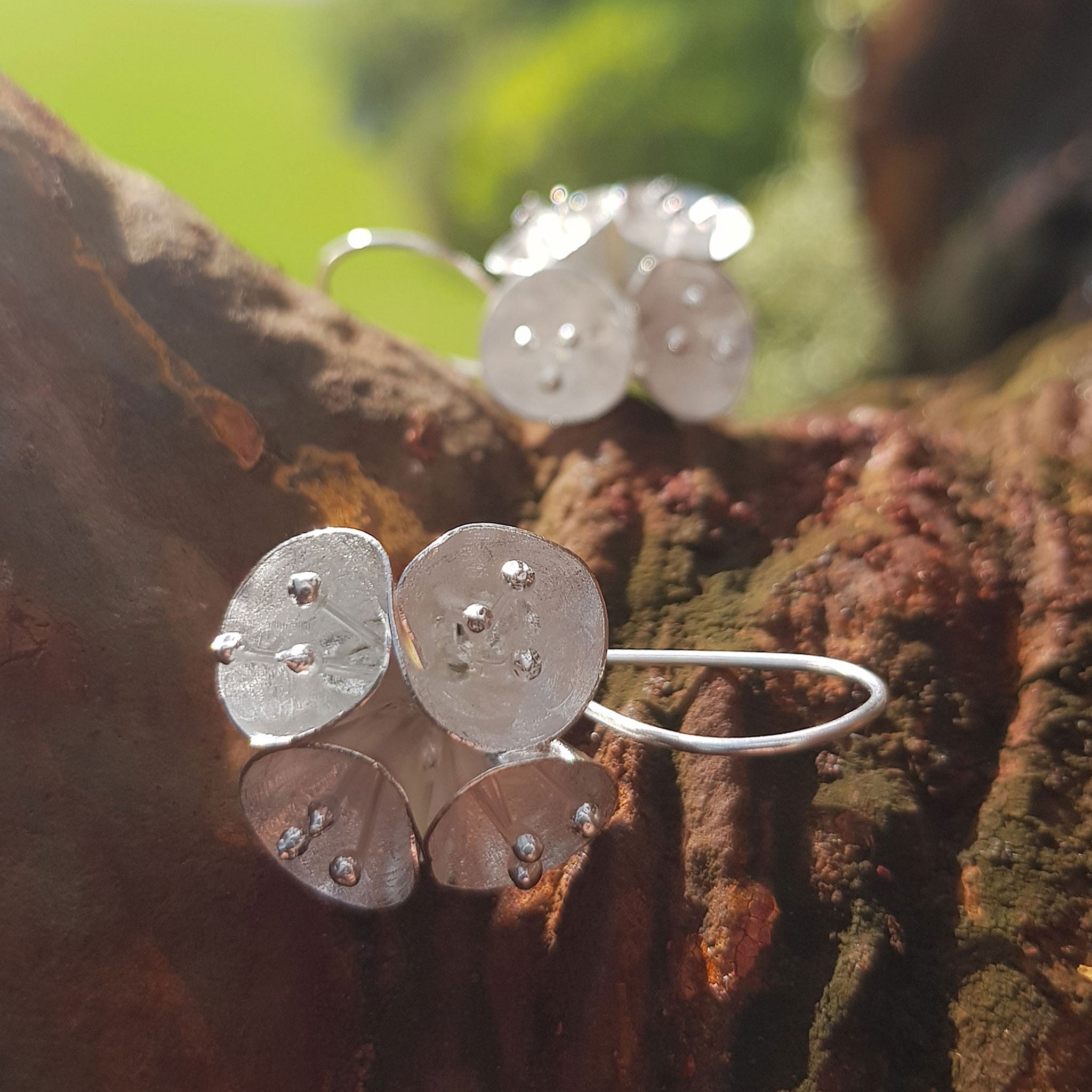 Silver Gumnut Earrings
