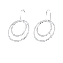 Load image into Gallery viewer, Silver Multi Circles Earrings