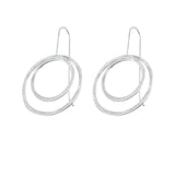 Silver Multi Circles Earrings
