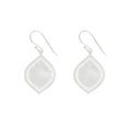 Silver Plain Tear Drop Earrings