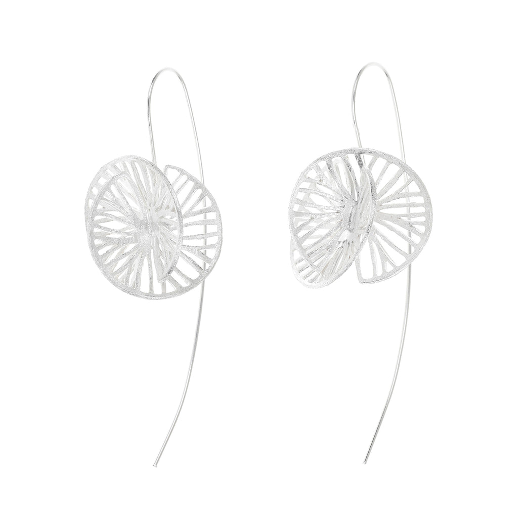 Silver Sphere Earrings