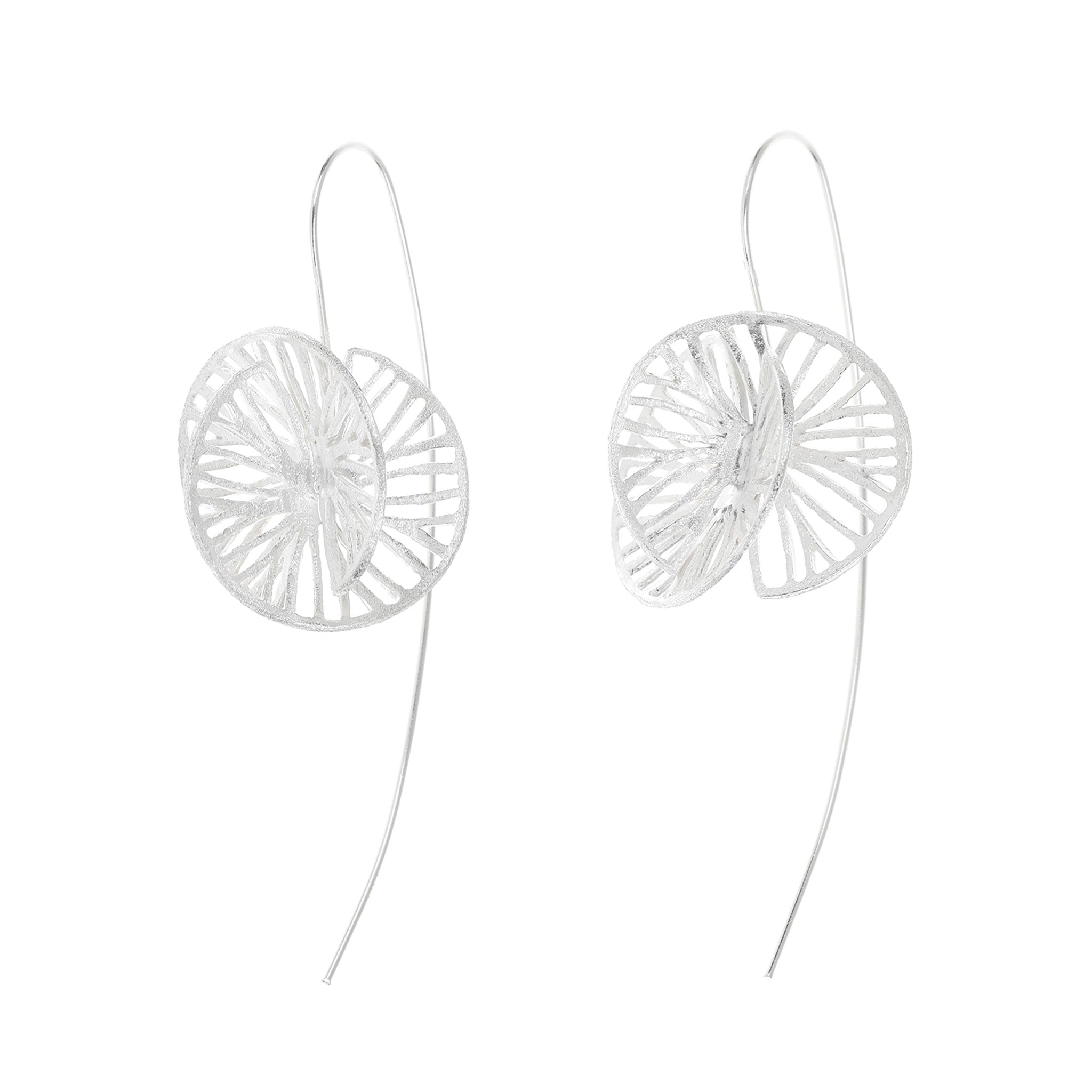 Silver Sphere Earrings