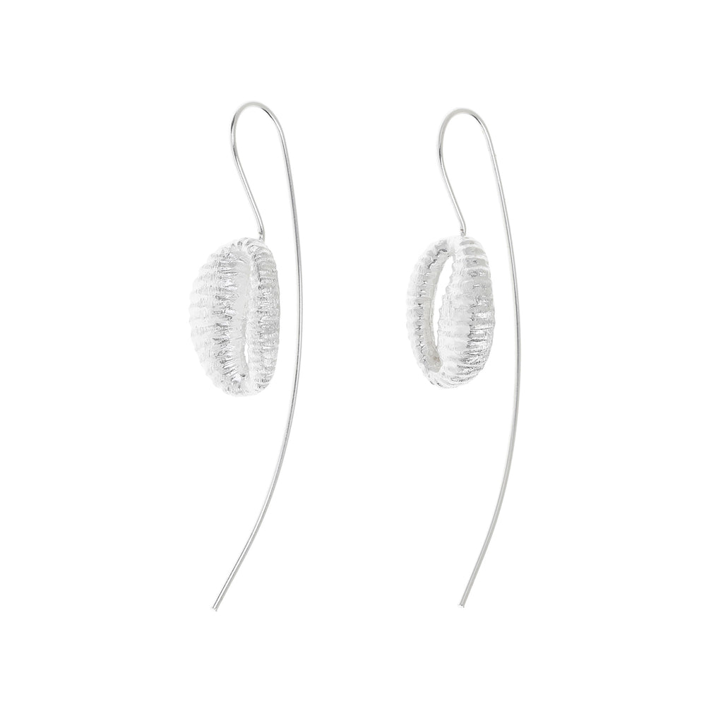 Silver Trivia Shell Earrings