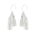 Silver Two Leaves Earrings